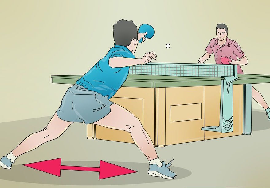 Tư thế đứng khi chơi bóng bàn